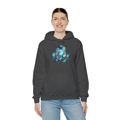 Recycle Symbol Eco Desogn Hoodie