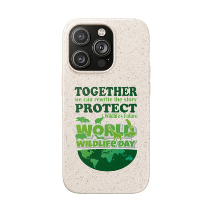 Eco-Friendly Biodegradable Phone Cases for Wildlife Day - Protect Our Planet