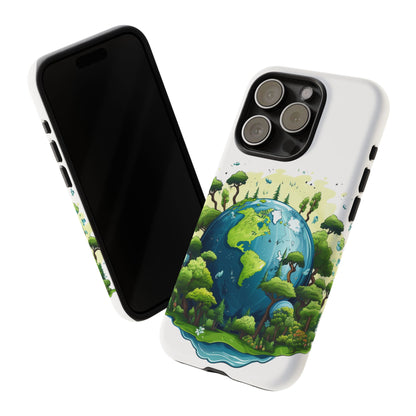 Eco-Friendly Phone Case with Earth Design