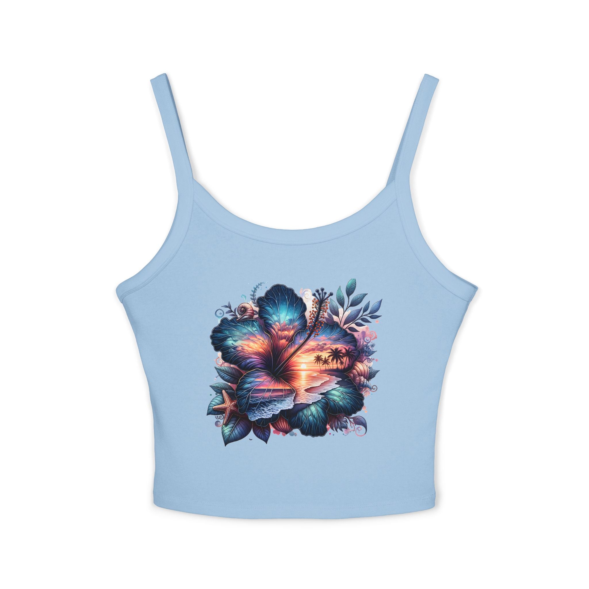 Tropical Sunset Hibiscus Tank