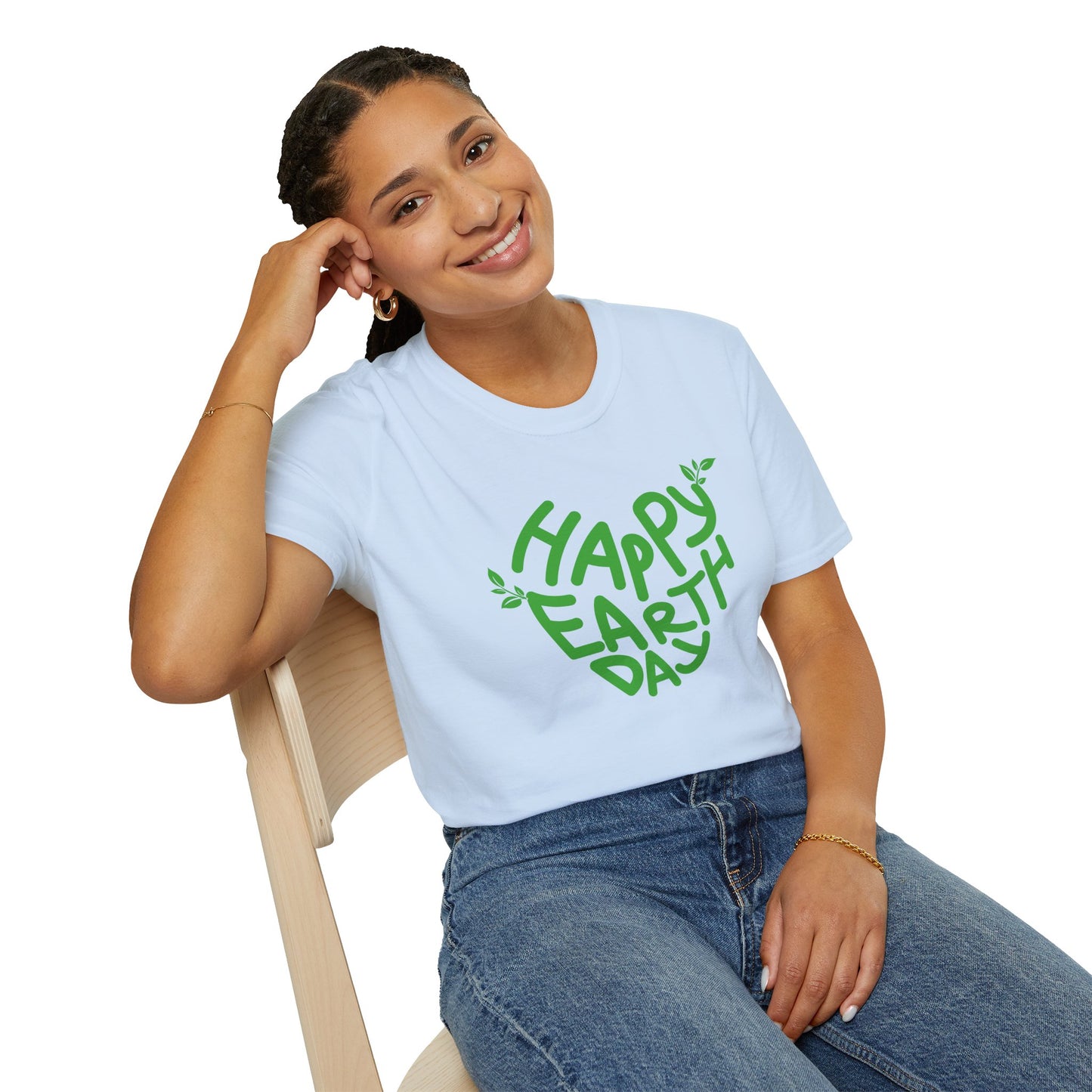 Happy Earth Day Unisex Softstyle T-Shirt - Eco-Friendly Apparel