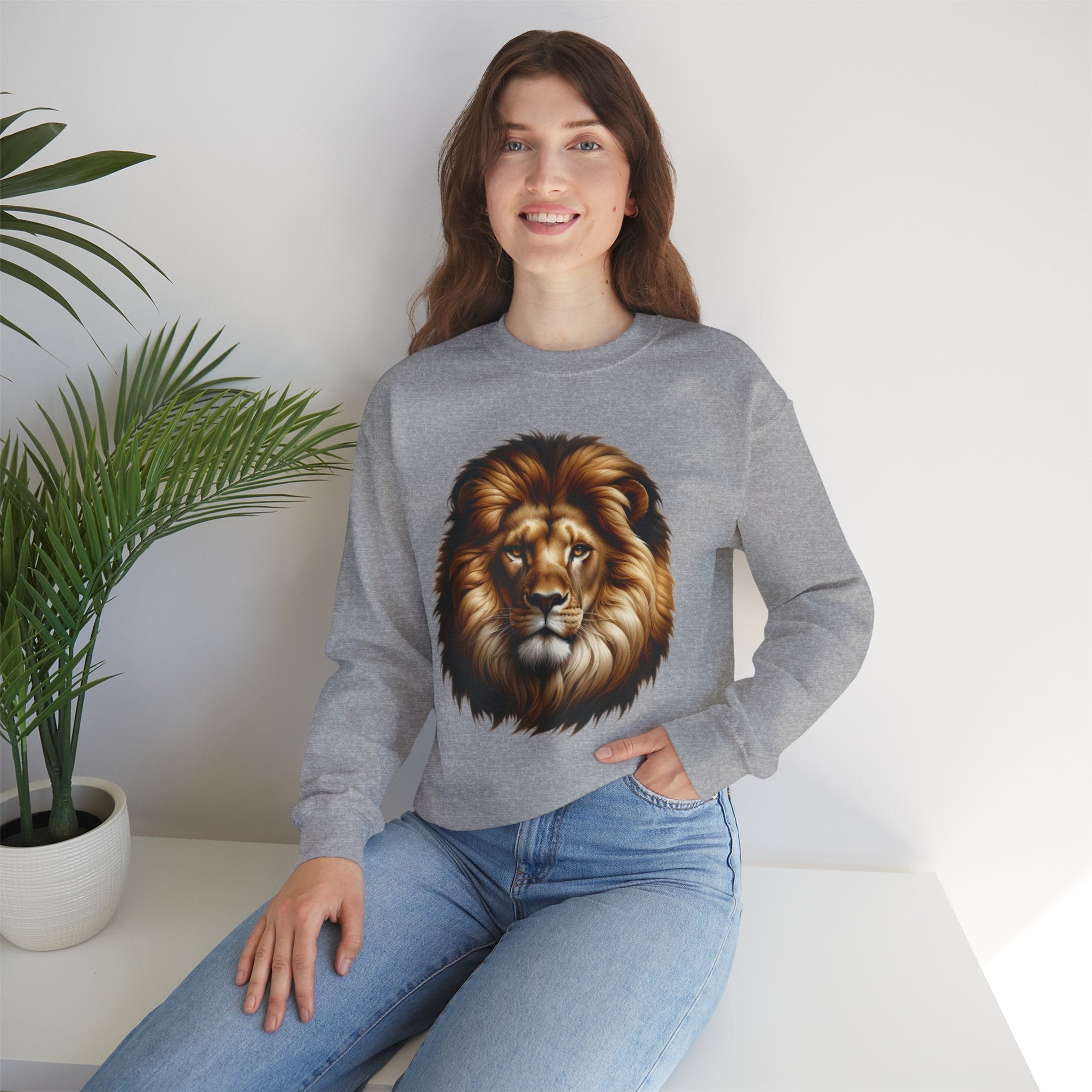 Lion Wildlife Lover Unisex Sweatshirt