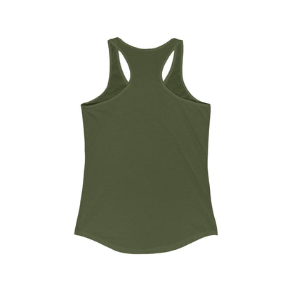 Eco-Friendly Turtle Graphic Women's Racerback Tank Top