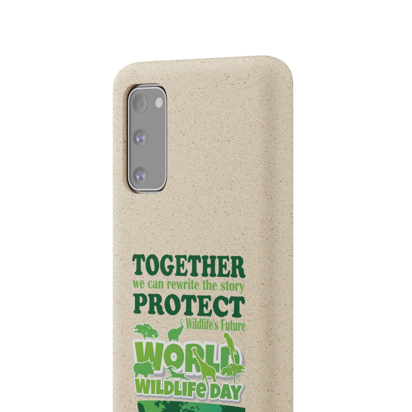 Eco-Friendly Biodegradable Phone Cases for Wildlife Day - Protect Our Planet