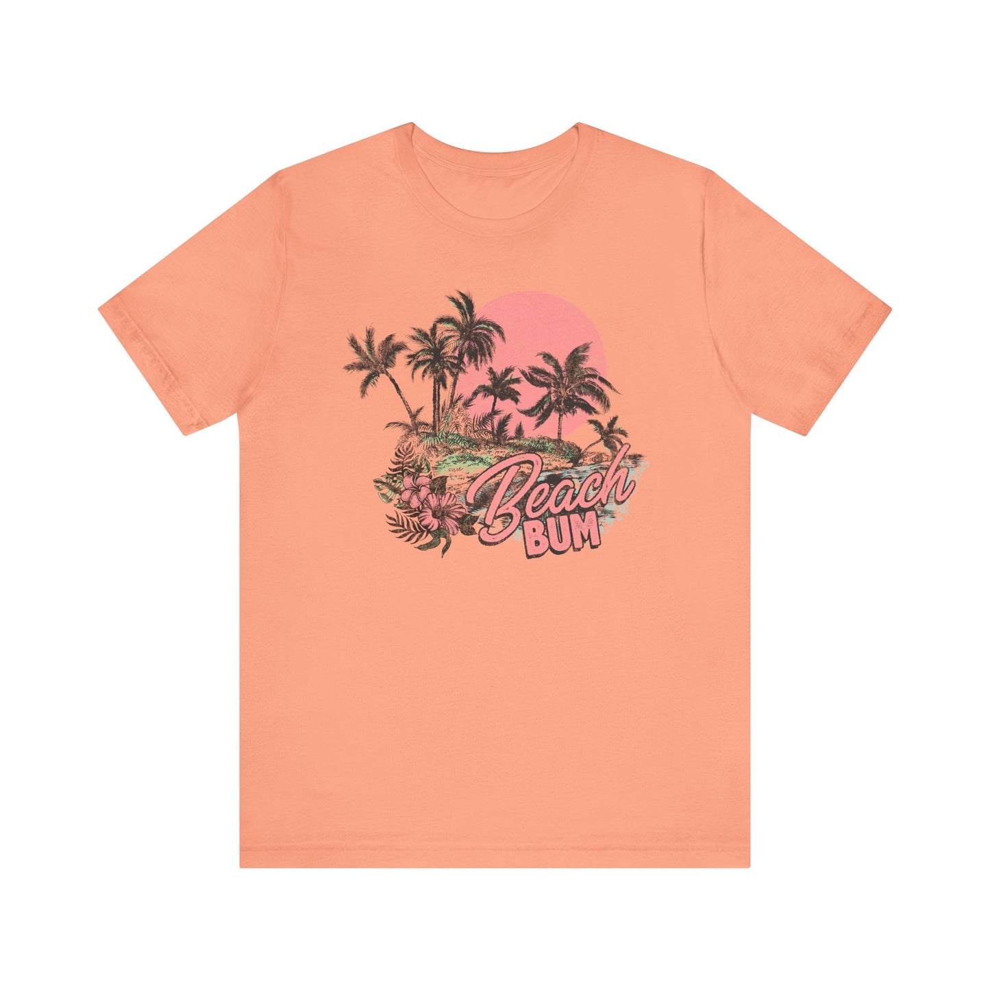 Beach Bum Unisex Short Sleeve Tee - Summer Vibes Shirt