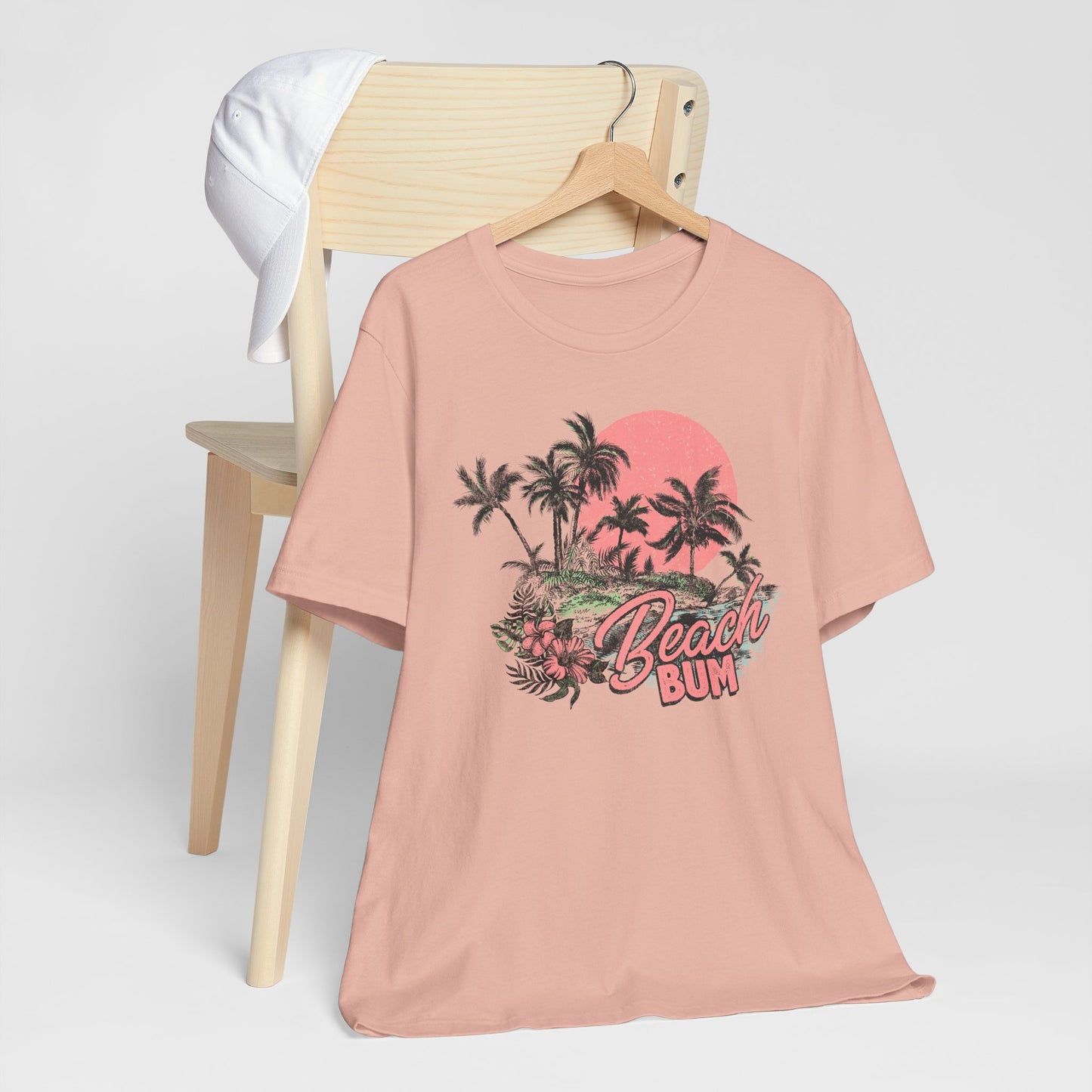 Beach Bum Unisex Short Sleeve Tee - Summer Vibes Shirt