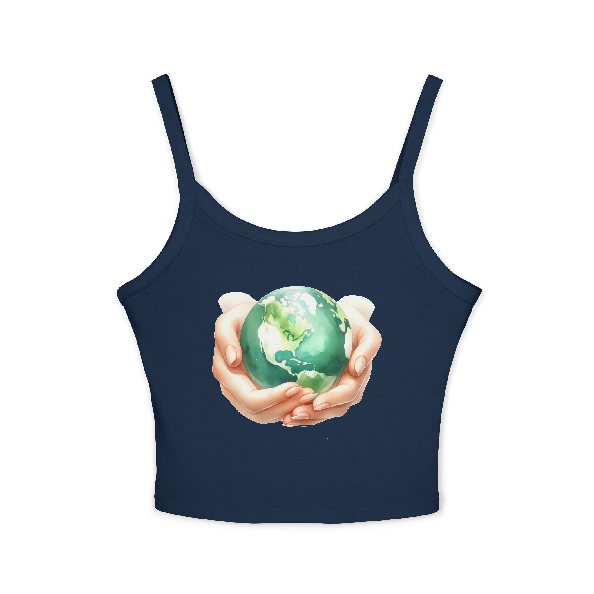 Earth Day Holding Hands Women Tank Top