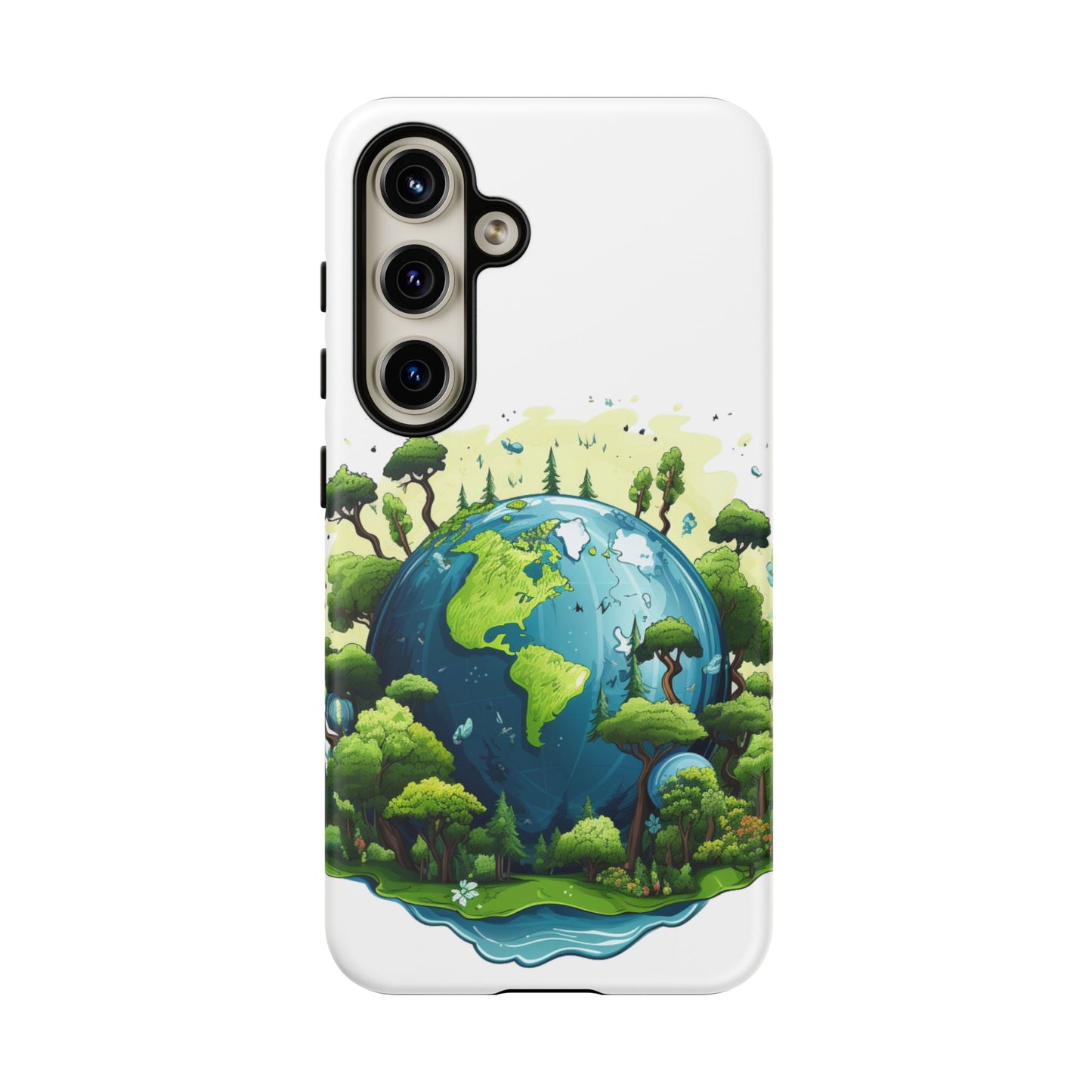 Eco-Friendly Phone Case with Earth Design