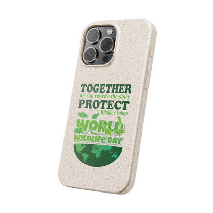 Eco-Friendly Biodegradable Phone Cases for Wildlife Day - Protect Our Planet