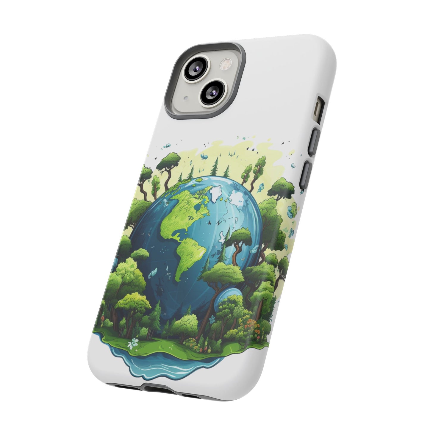 Eco-Friendly Phone Case with Earth Design