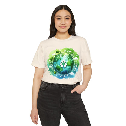 Eco-Friendly Unisex Organic T-Shirt | Recycle & Sustain Earth Design