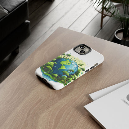 Eco-Friendly Phone Case with Earth Design