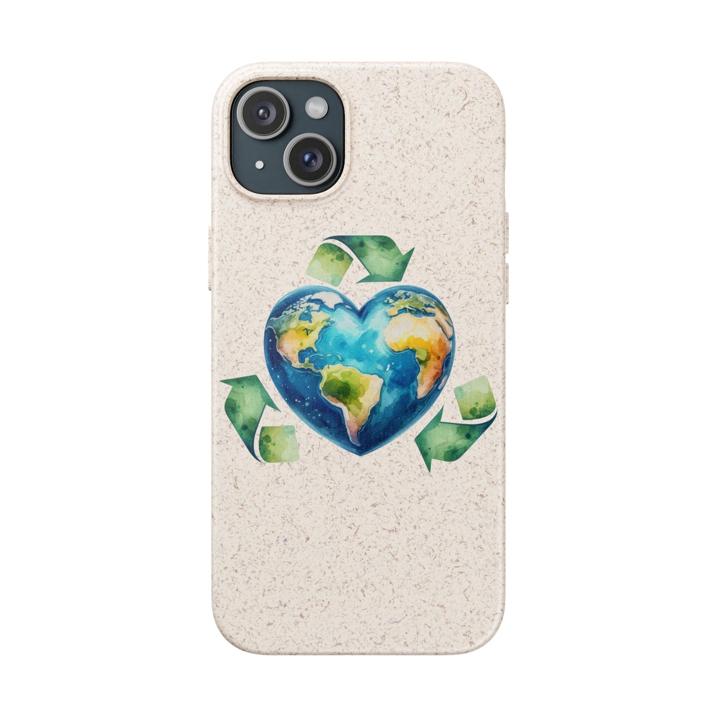 Cute Earth Design - Sustainable Living Biodegradable Phone Case
