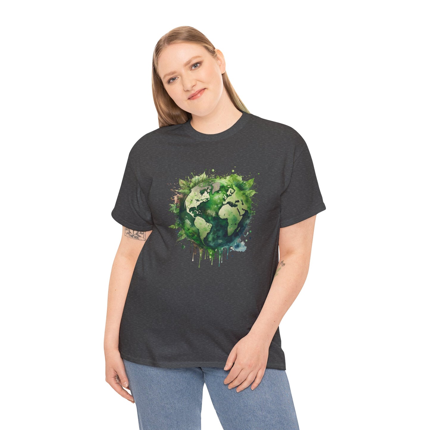 Eco-Friendly World Map T-Shirt - Unisex Tee