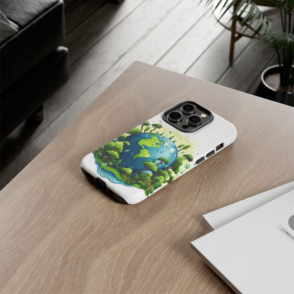 Eco-Friendly Phone Case with Earth Design