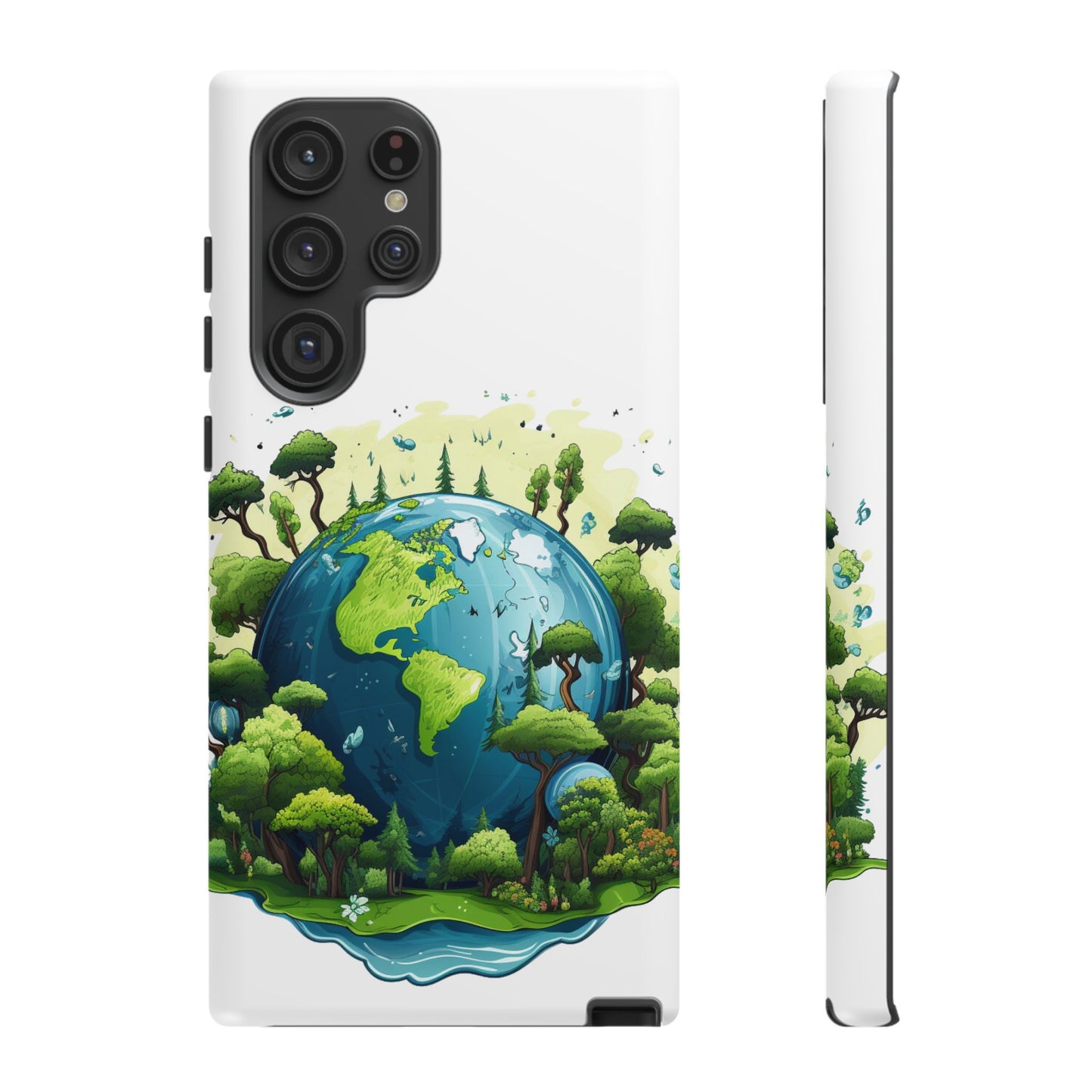 Eco-Friendly Phone Case with Earth Design