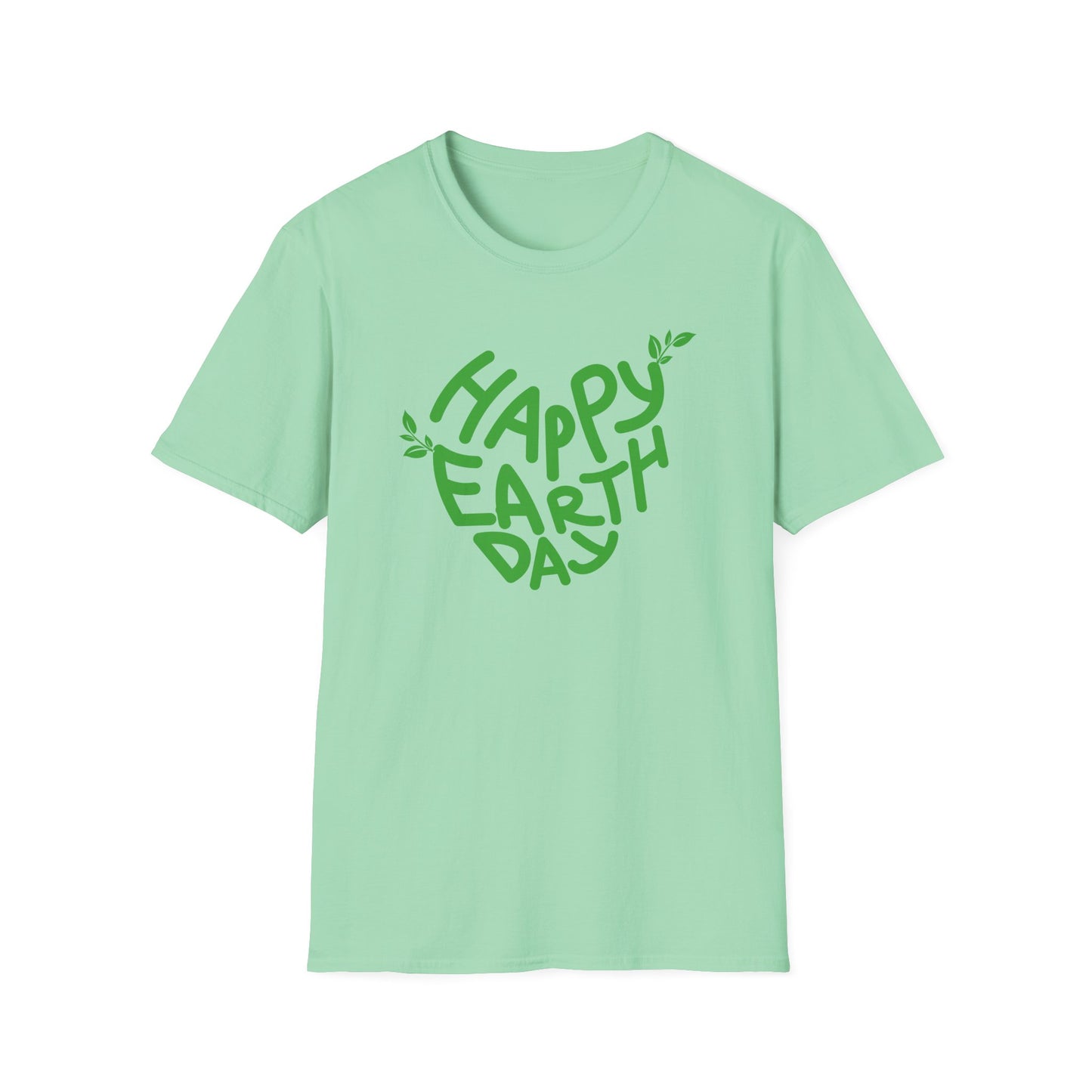 Happy Earth Day Unisex Softstyle T-Shirt - Eco-Friendly Apparel