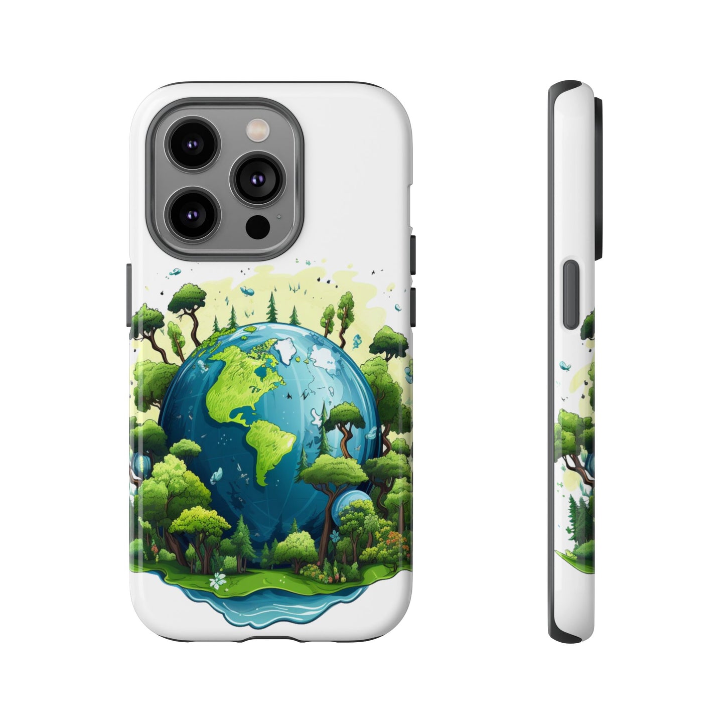 Eco-Friendly Phone Case with Earth Design