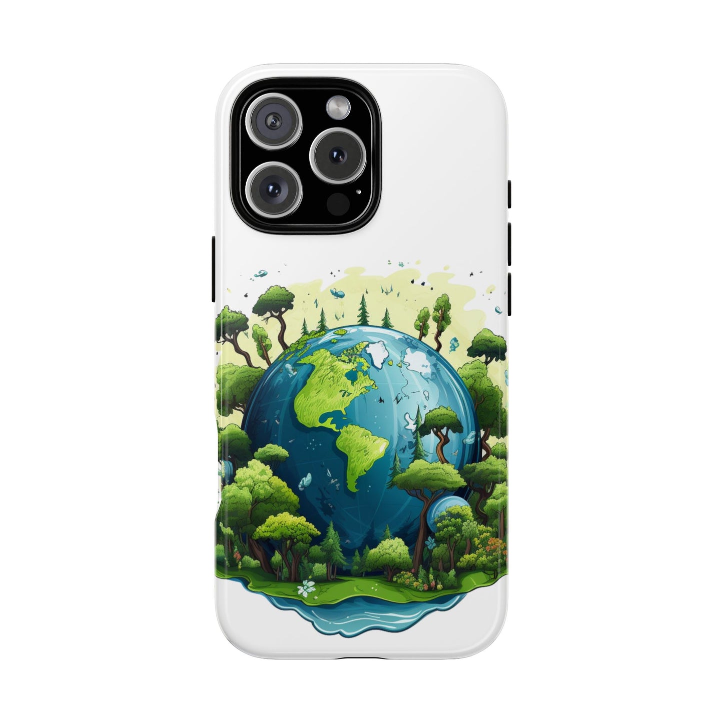 Eco-Friendly Phone Case with Earth Design