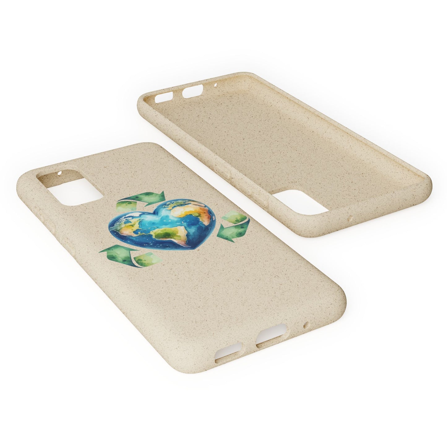 Cute Earth Design - Sustainable Living Biodegradable Phone Case