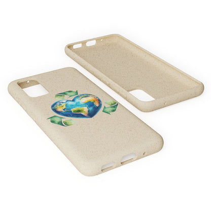 Cute Earth Design - Sustainable Living Biodegradable Phone Case