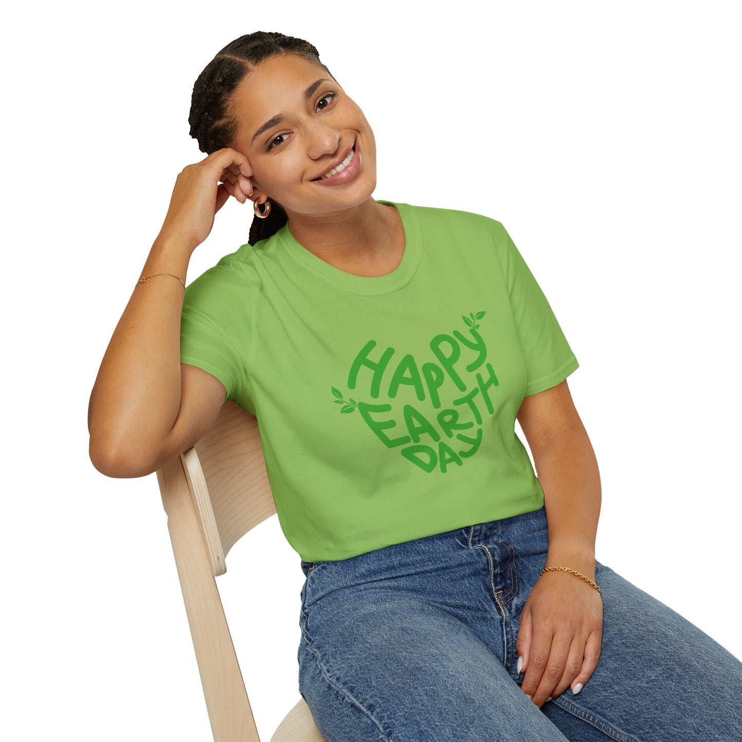 Happy Earth Day Unisex Softstyle T-Shirt - Eco-Friendly Apparel