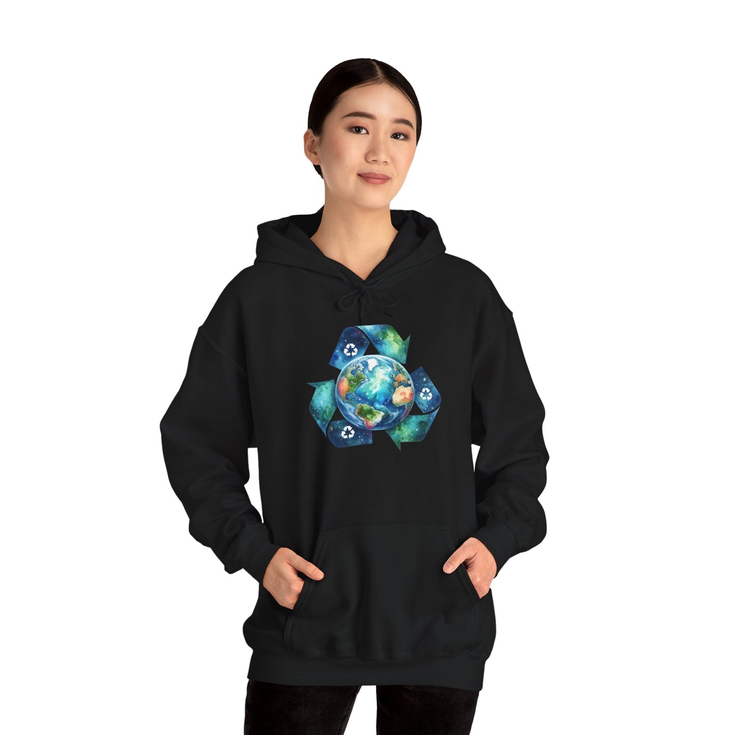 Recycle Symbol Eco Desogn Hoodie