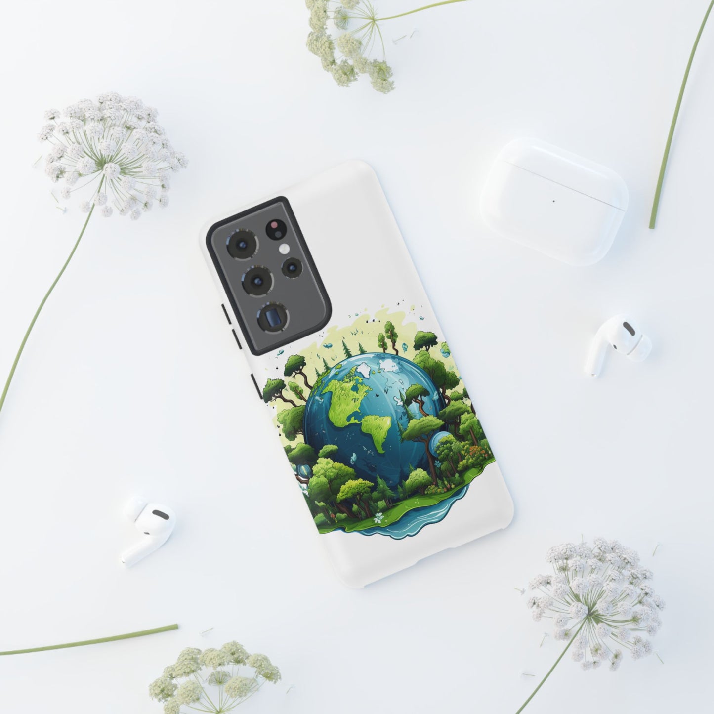 Eco-Friendly Phone Case with Earth Design