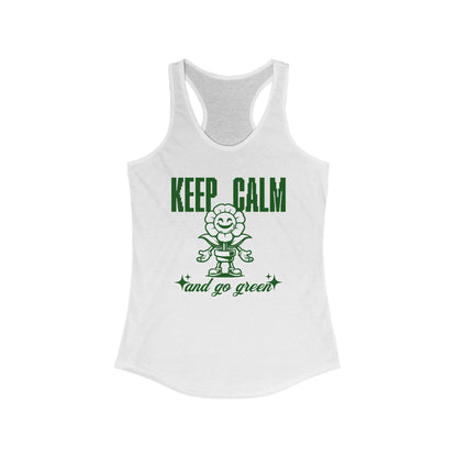 Green Women Tank Top