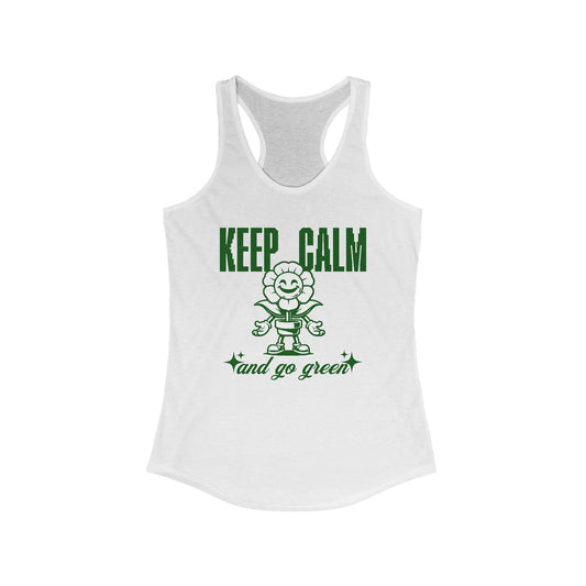 Green Women Tank Top