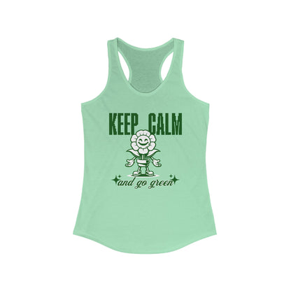 Green Women Tank Top