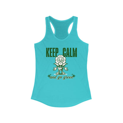 Green Women Tank Top