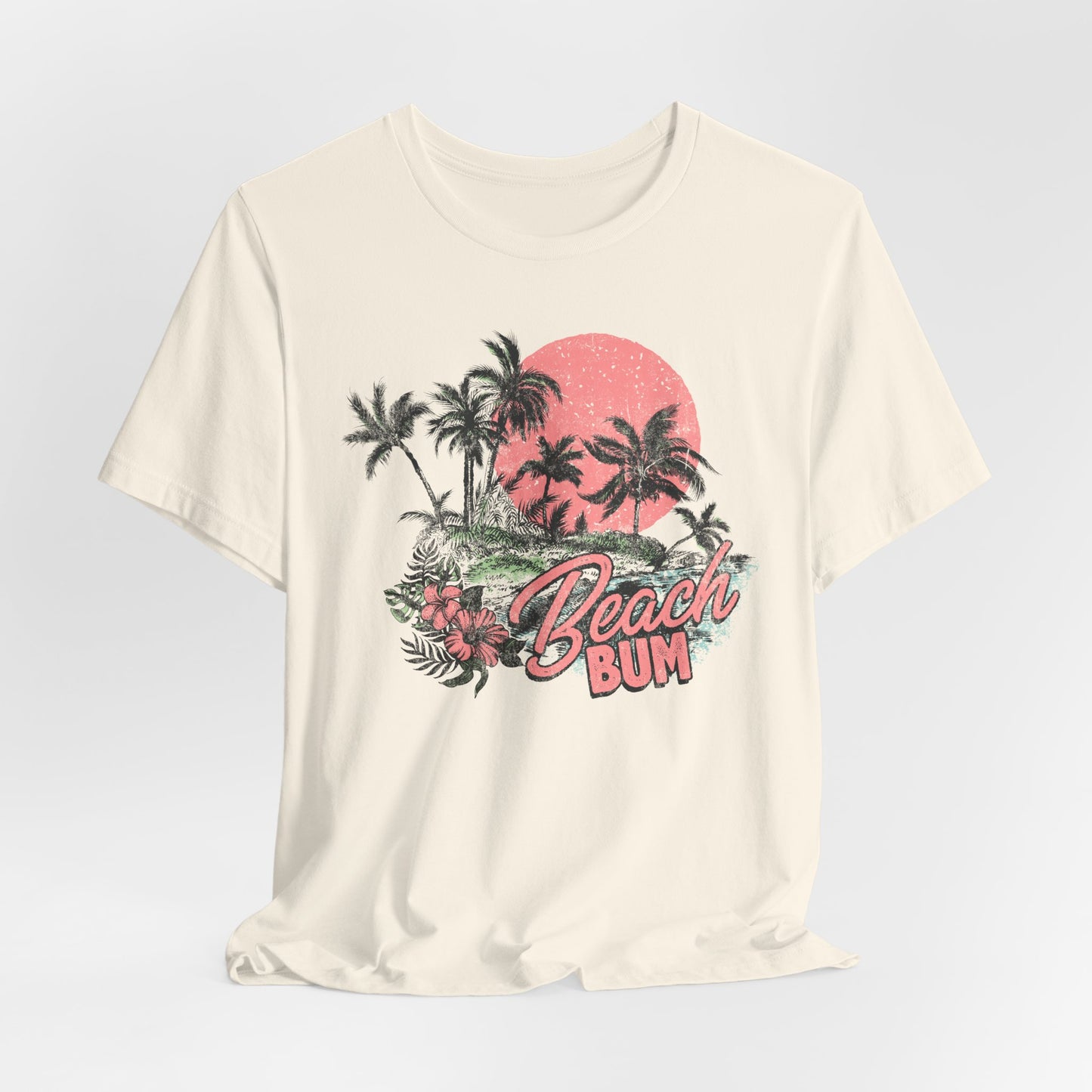 Beach Bum Unisex Short Sleeve Tee - Summer Vibes Shirt