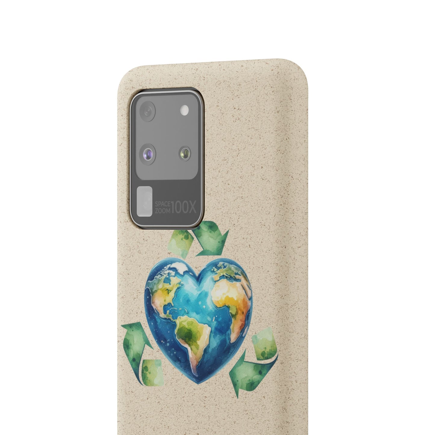Cute Earth Design - Sustainable Living Biodegradable Phone Case