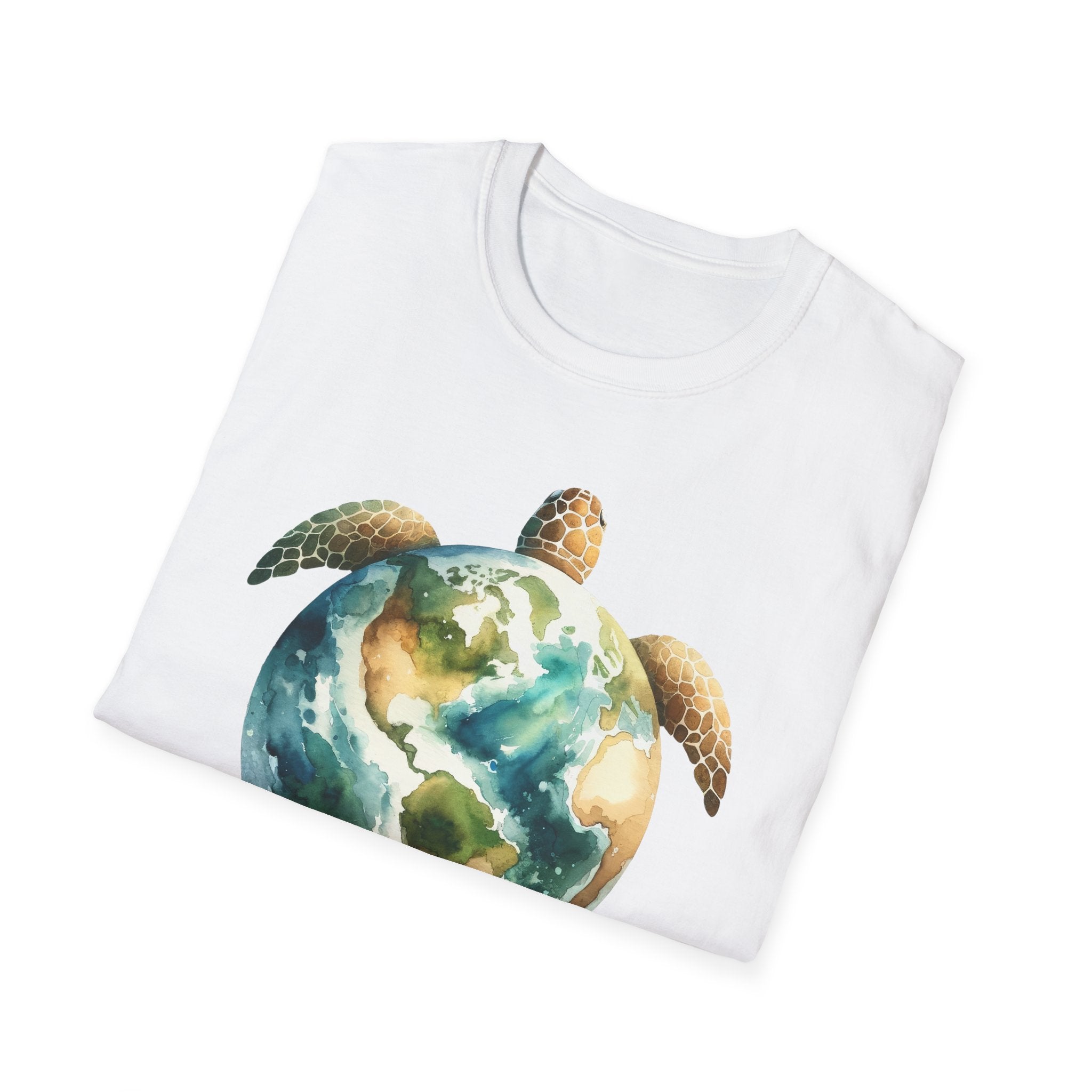 Eco-Friendly Turtle Graphic Unisex Softstyle T-Shirt