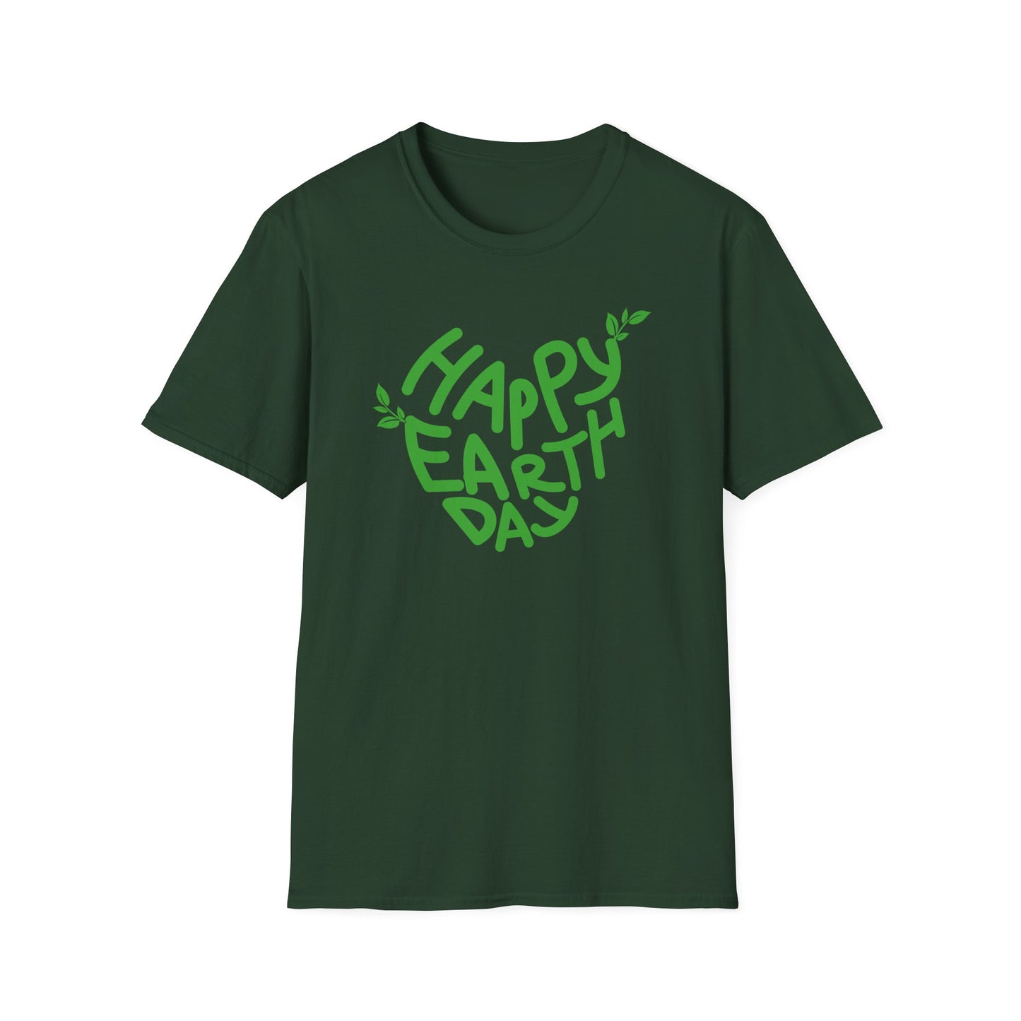 Happy Earth Day Unisex Softstyle T-Shirt - Eco-Friendly Apparel