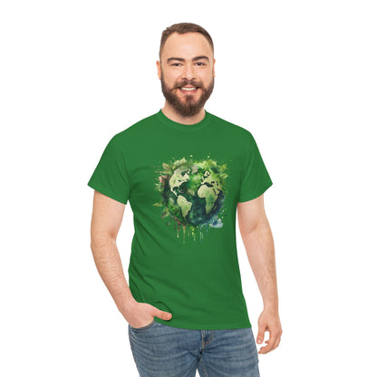 Eco-Friendly World Map T-Shirt - Unisex Tee