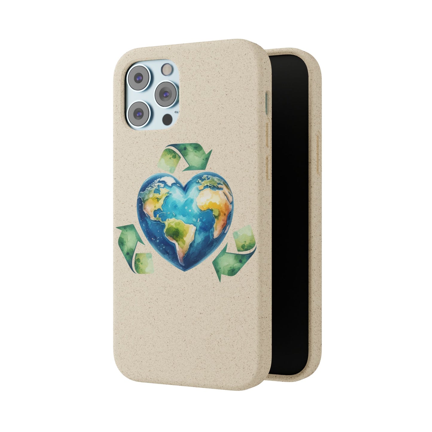 Cute Earth Design - Sustainable Living Biodegradable Phone Case