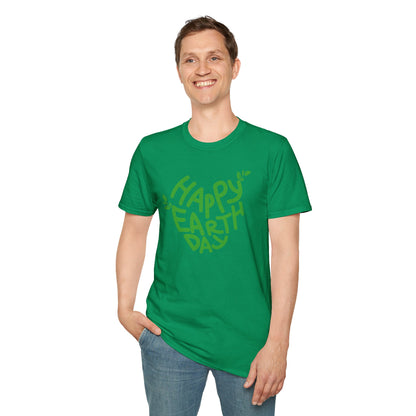 Happy Earth Day Unisex Softstyle T-Shirt - Eco-Friendly Apparel