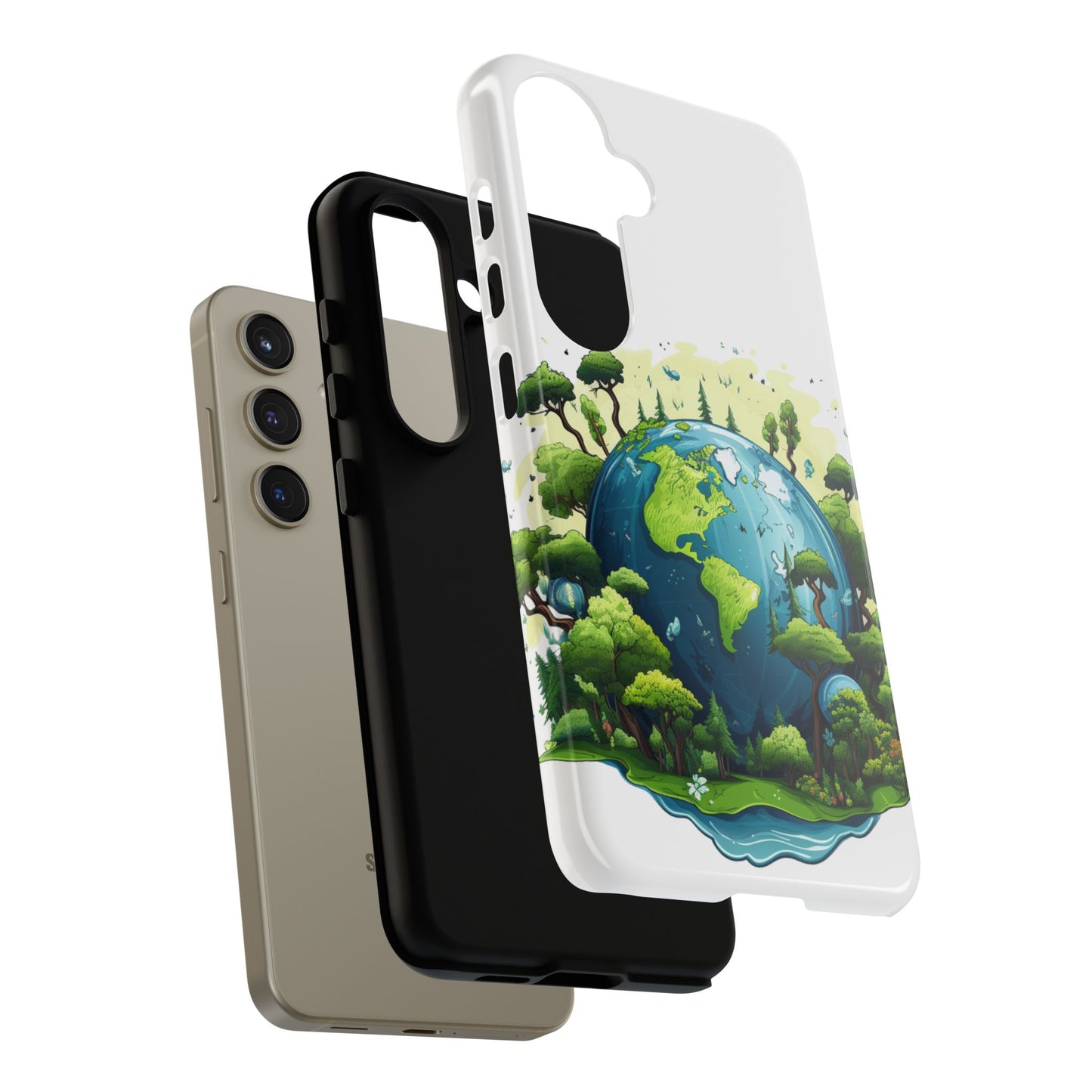 Eco-Friendly Phone Case with Earth Design