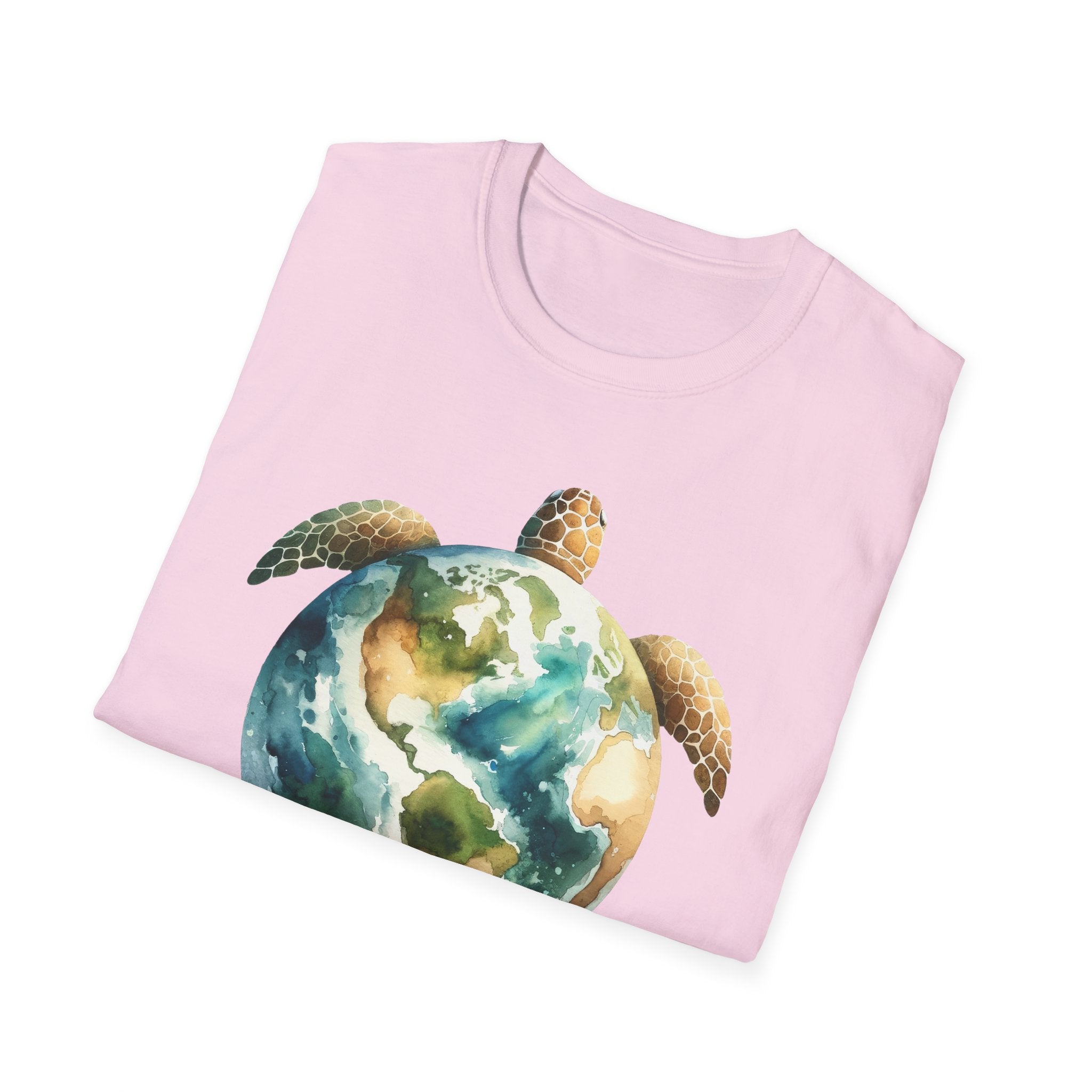Eco-Friendly Turtle Graphic Unisex Softstyle T-Shirt