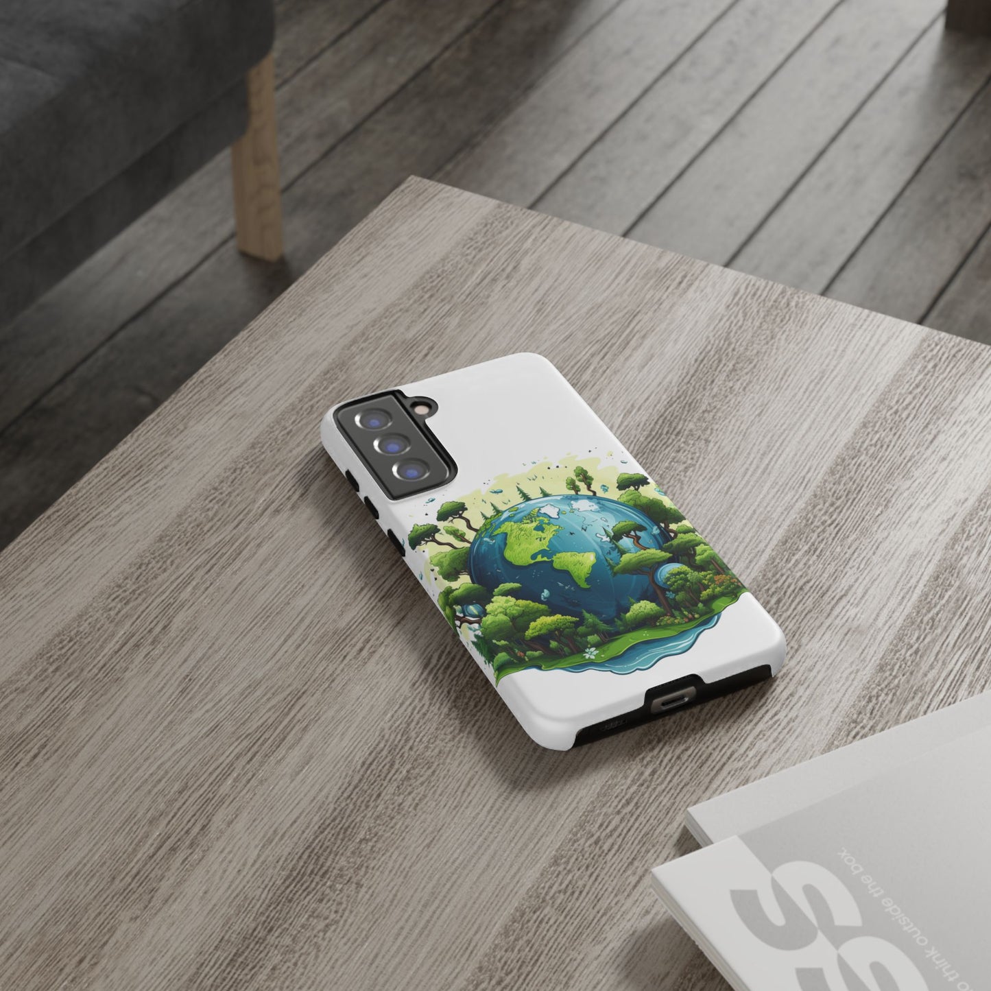 Eco-Friendly Phone Case with Earth Design