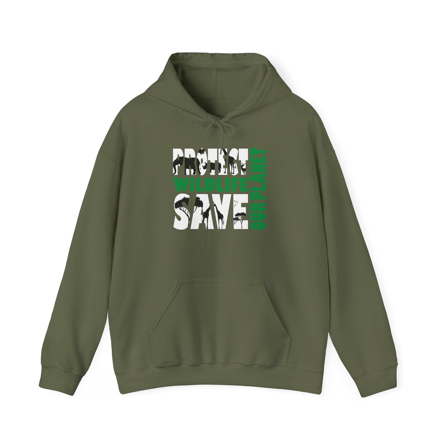 Wildlife Awareness Hooded Sweatshirt