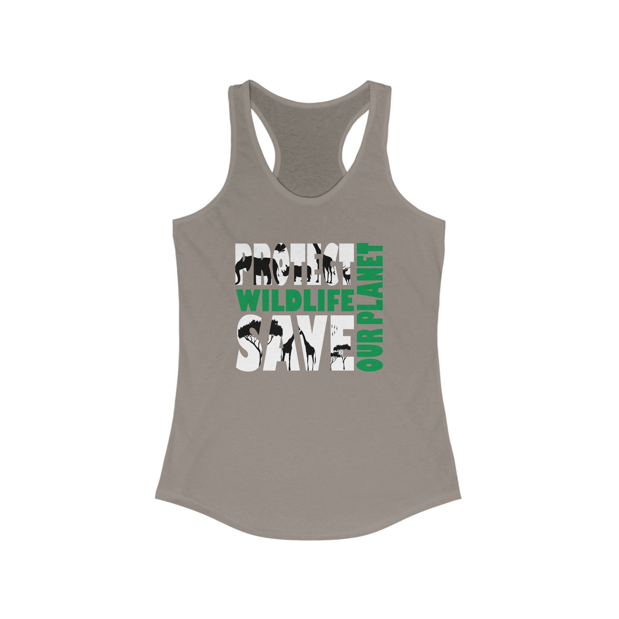 Wildlife Awareness save the Planet Women's Tank Top
