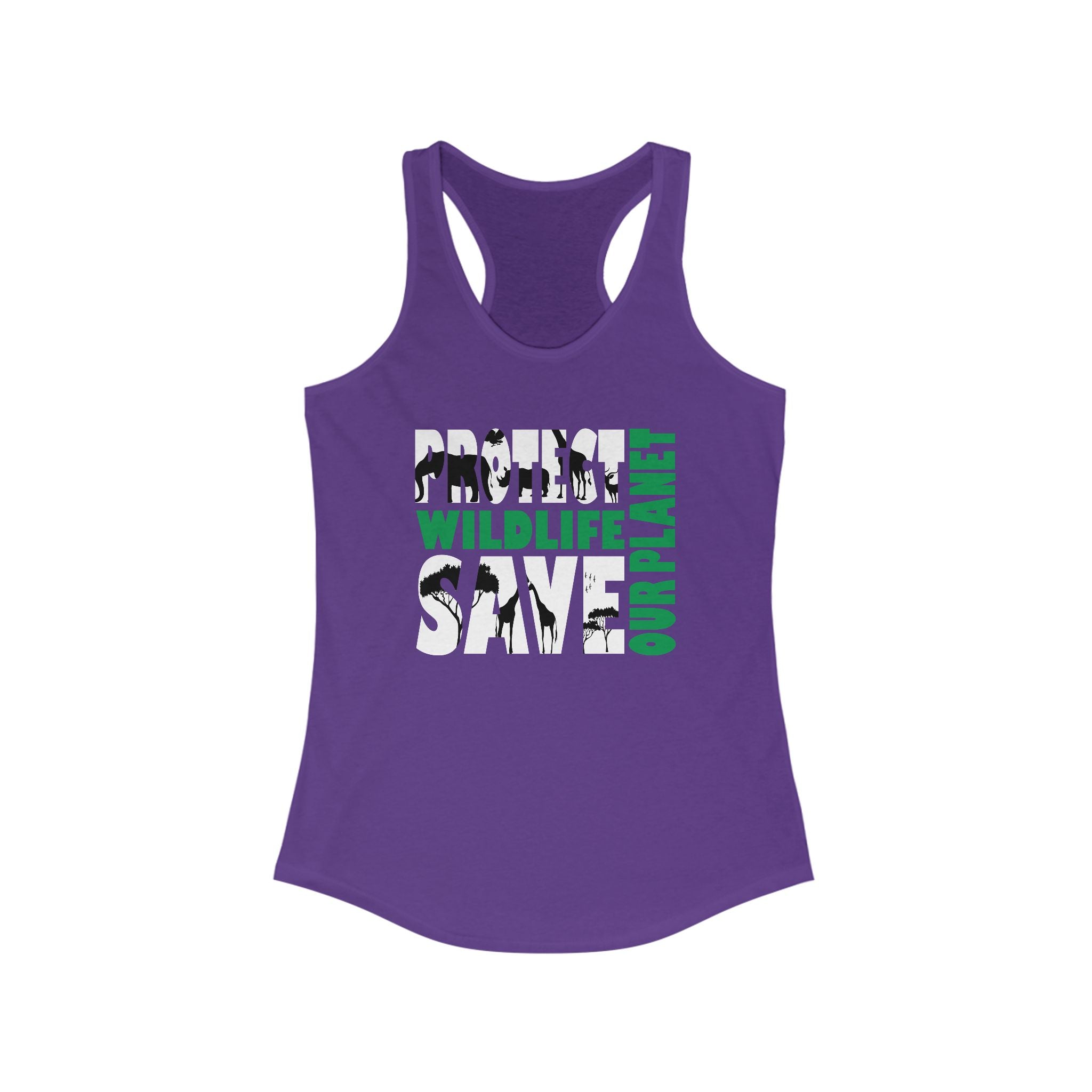 Wildlife Awareness save the Planet Women's Tank Top