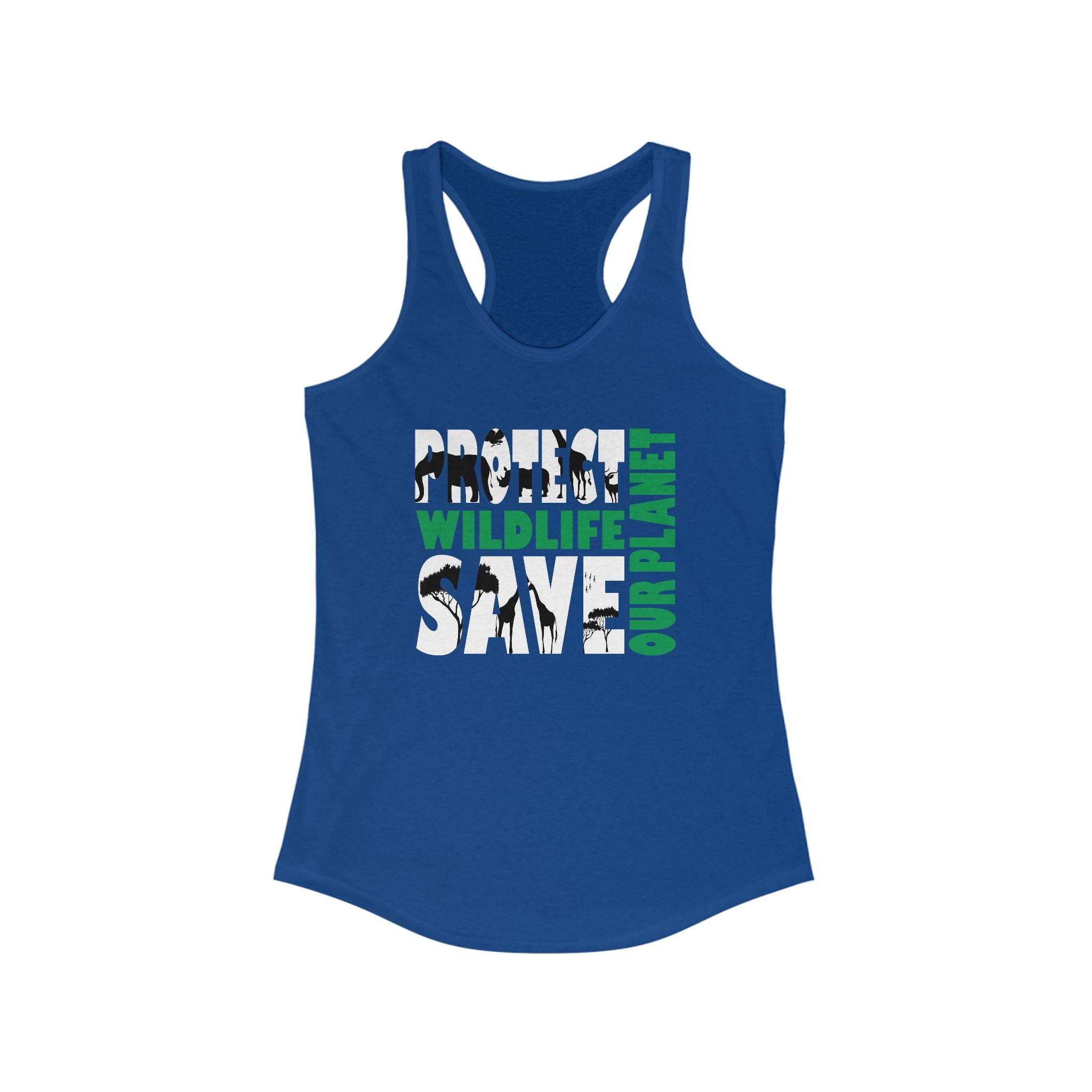 Wildlife Awareness save the Planet Women's Tank Top