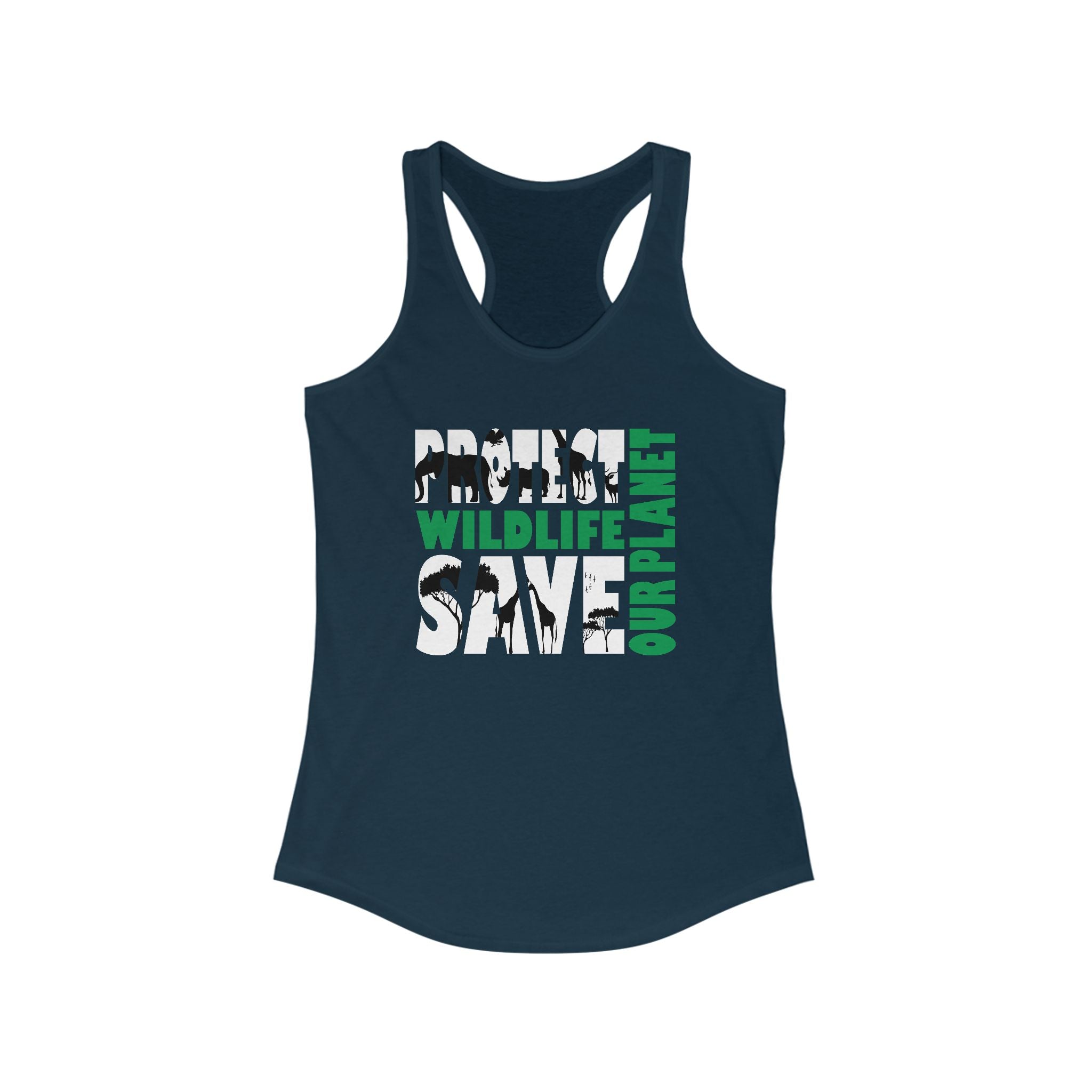 Wildlife Awareness save the Planet Women's Tank Top