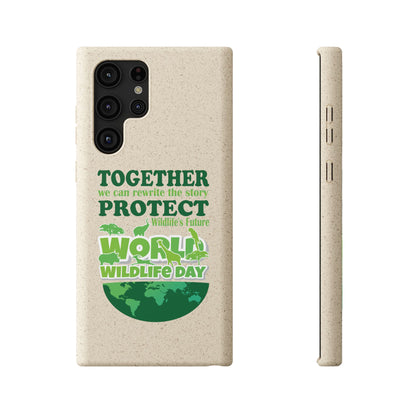 Eco-Friendly Biodegradable Phone Cases for Wildlife Day - Protect Our Planet