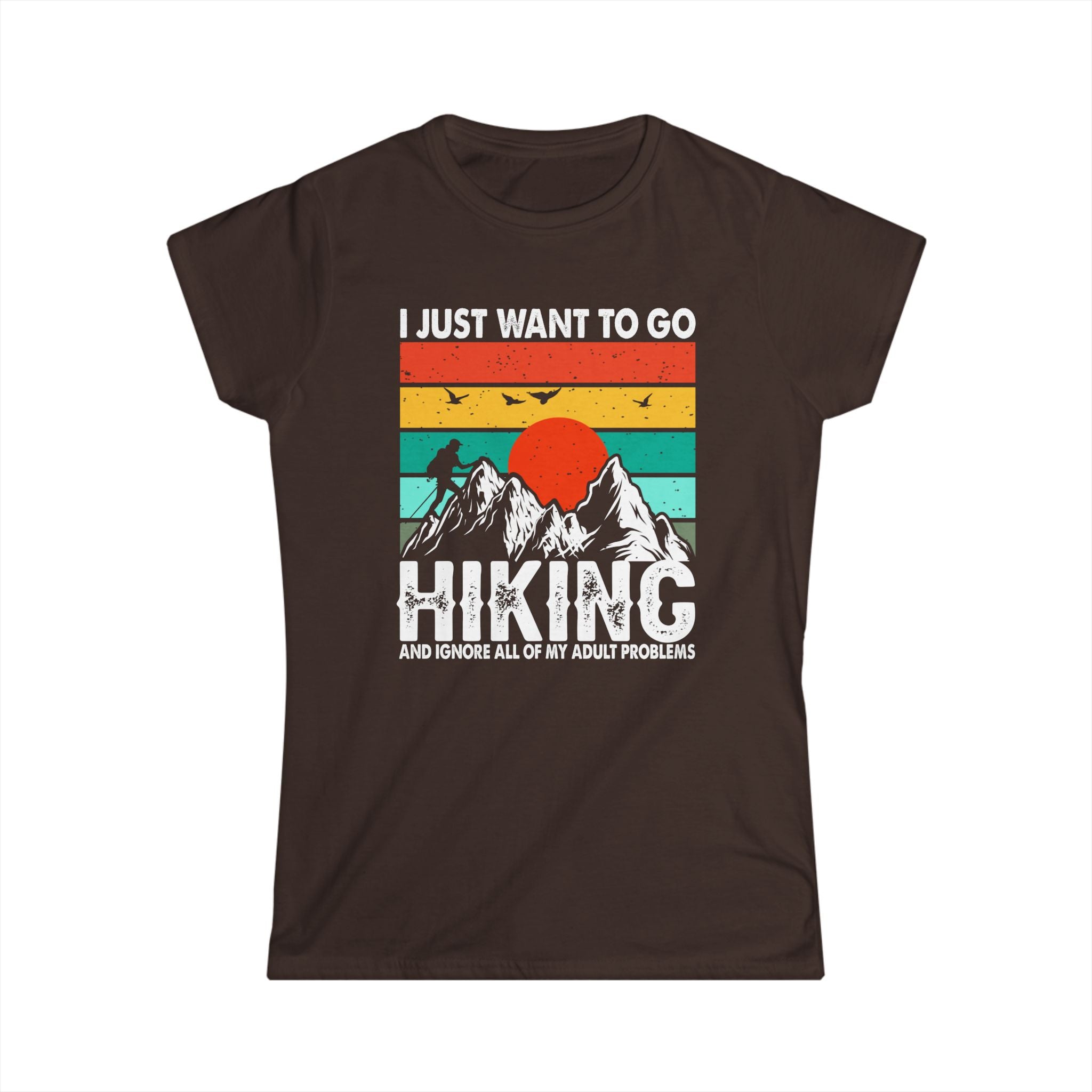 Adventure Seeker Women's Softstyle Tee | Hiking and Nature Lover Gift | Playful and Bold Design