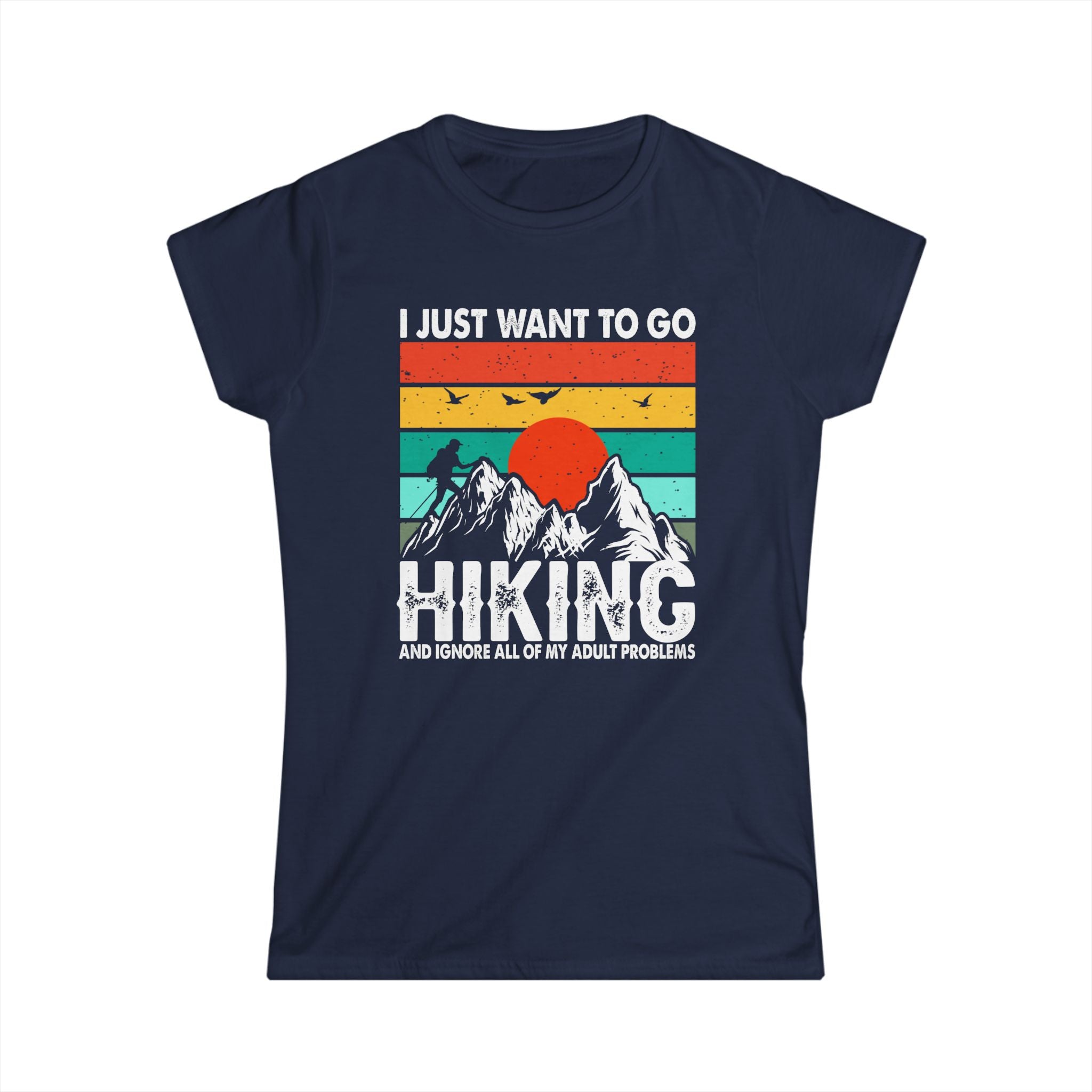 Adventure Seeker Women's Softstyle Tee | Hiking and Nature Lover Gift | Playful and Bold Design